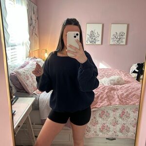 Amazon Women's Navy Sweatshirt